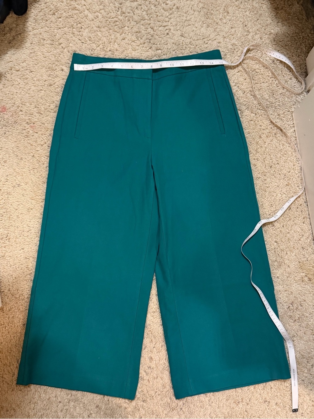 Ann Taylor The Marina High Rise Wide Leg Cropped Pants - Petite 8